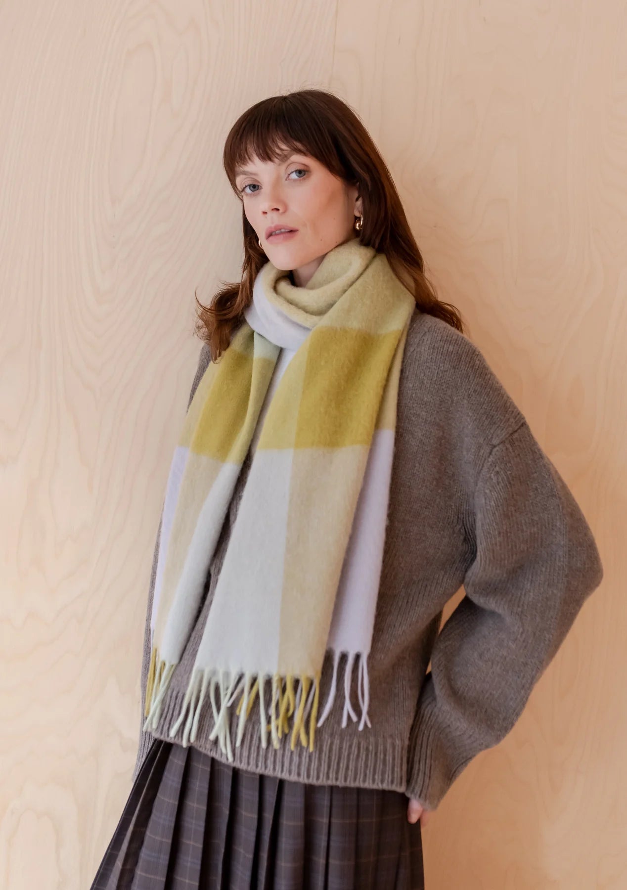 Lambswool Oversized Scarf