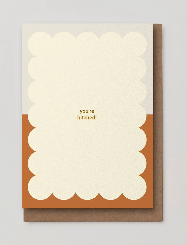 You're Hitched! Foiled Wedding Day Card