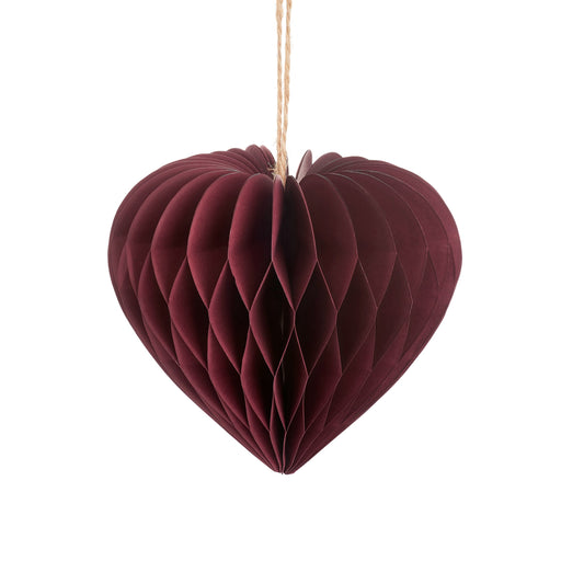 Heart Paper Bauble