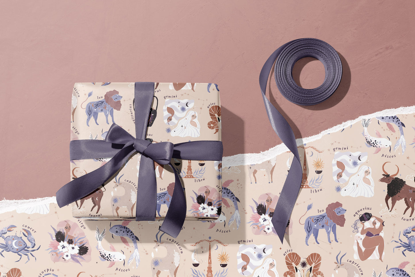 Zodiac Sign Gift Wrap