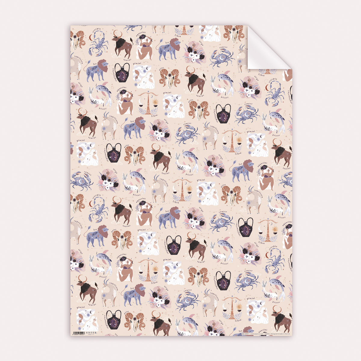 Zodiac Sign Gift Wrap