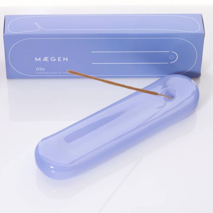 Lilo Incense Holder -  Milky Blue