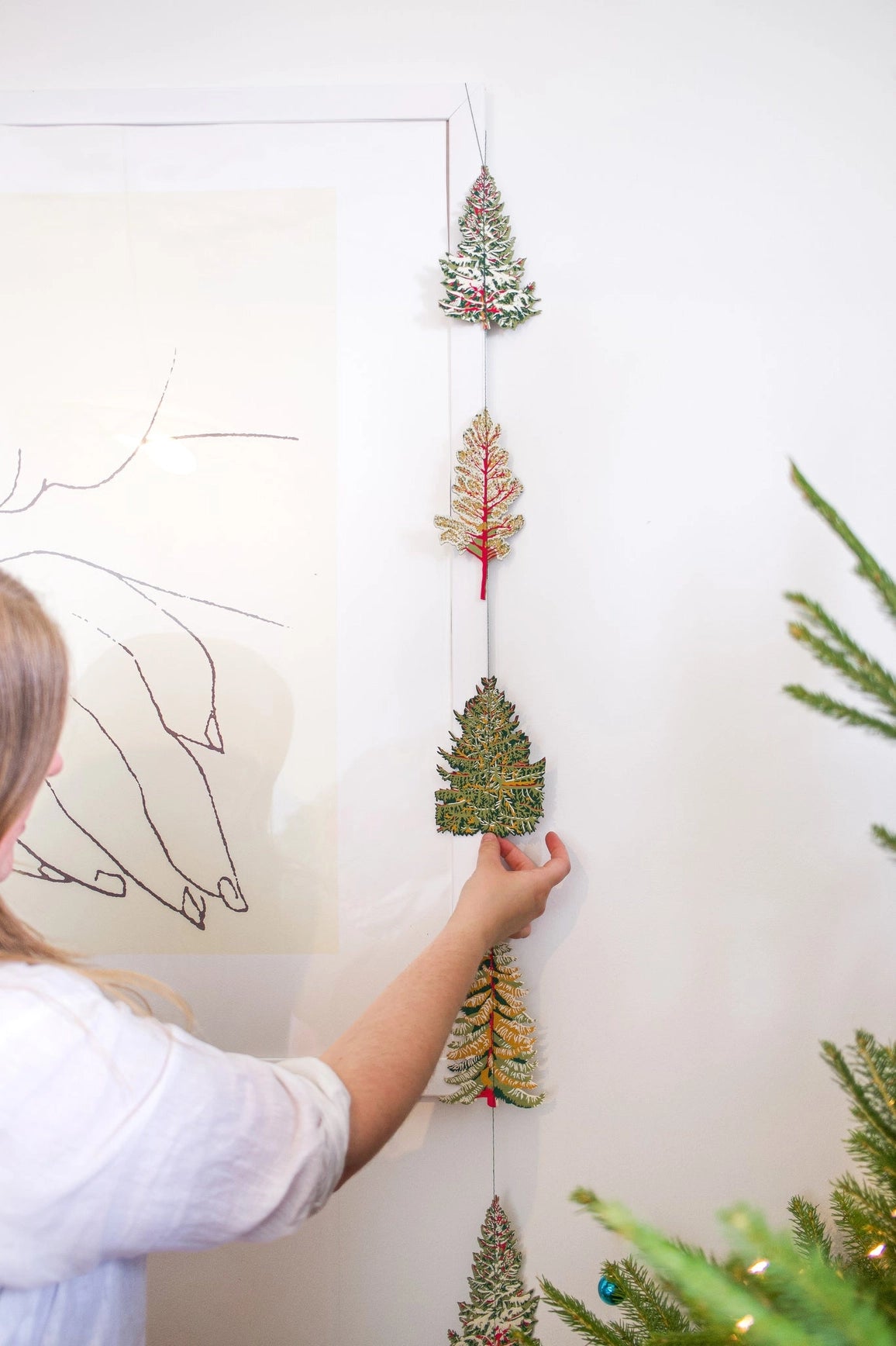 Chrismas Tree Vertical Wall Hanging