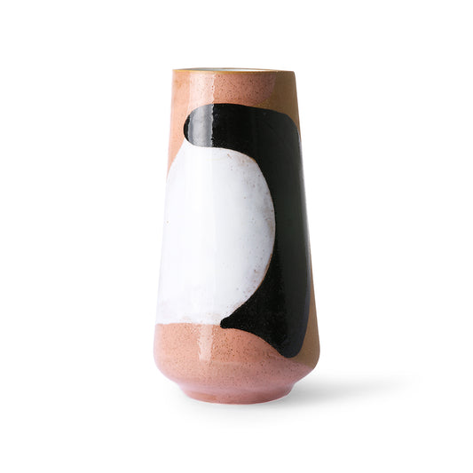 HKliving Ceramic Hand Painted Flower Vase