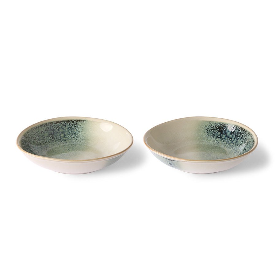 HKLIVING 70s Ceramic Curry Bowls (Set of 2)