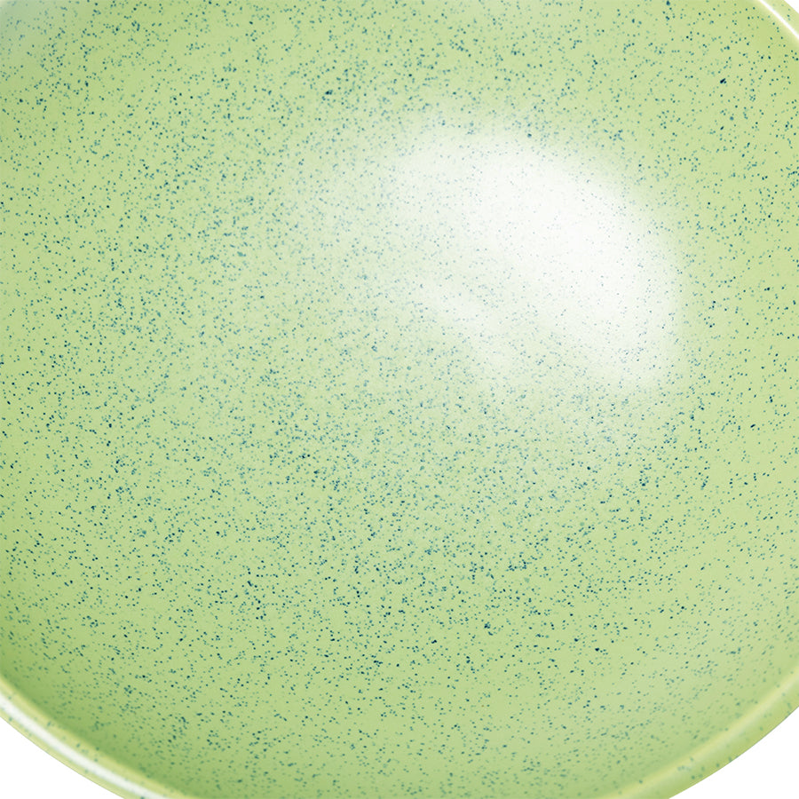 HKliving Pistachio Footed Ceramic Bowl
