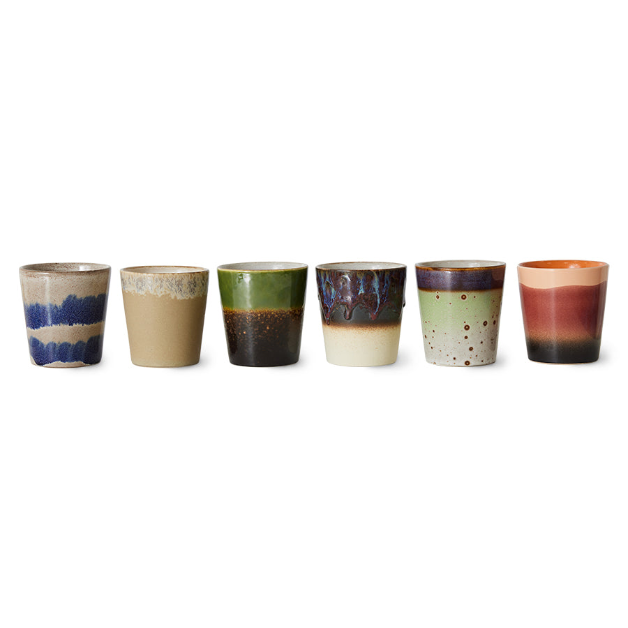 HKliving Coffee Mugs - Grounding (Set of 6)
