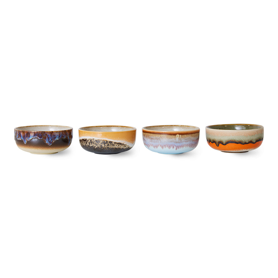 HKLIVING 70s Ceramics Tapas Bowls