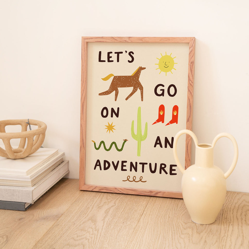 Lets Go On An Adventure Print