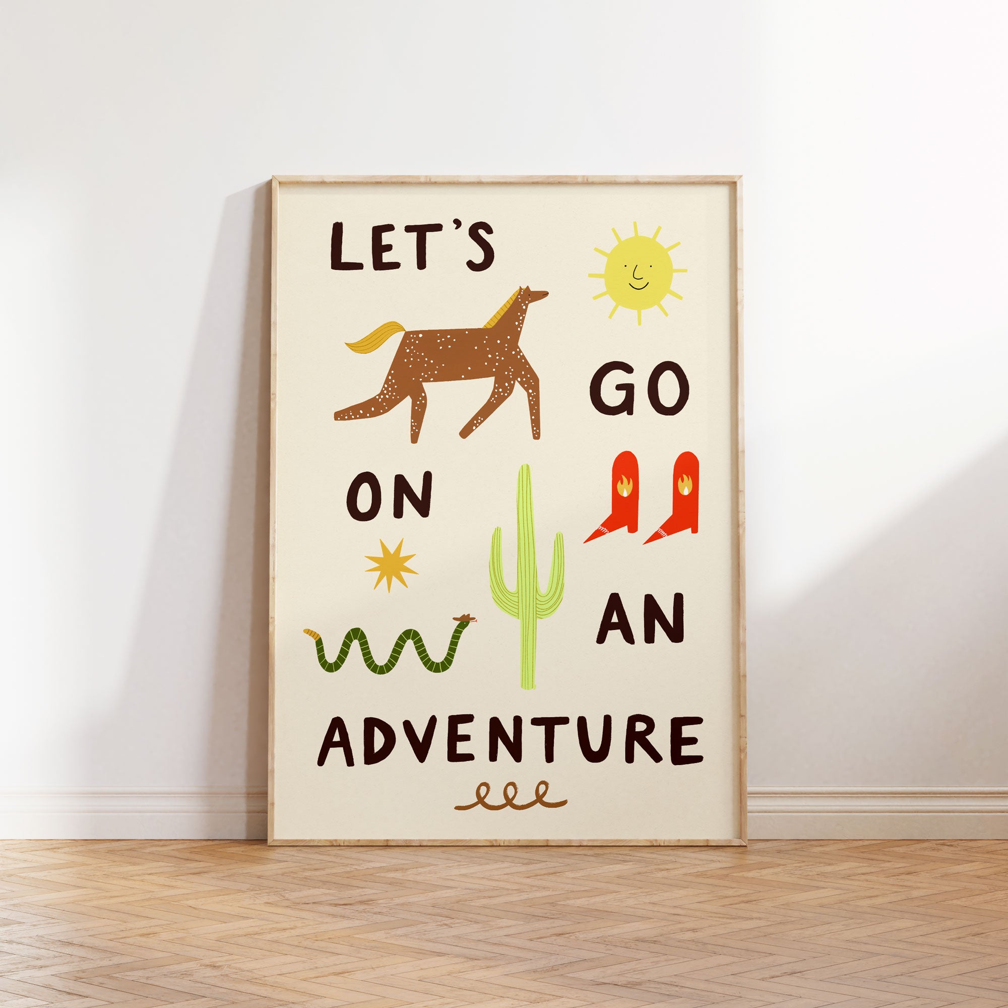 Lets Go On An Adventure Print