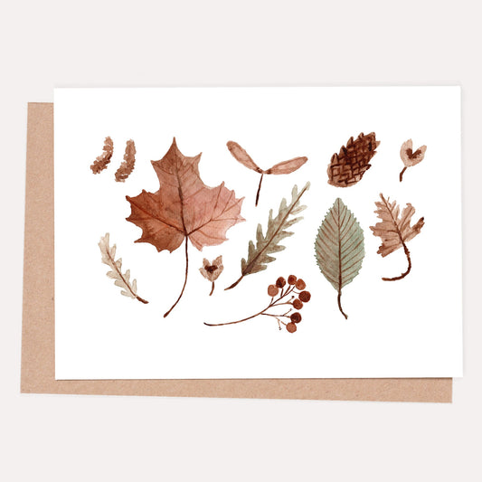 Autumn Leaves Card
