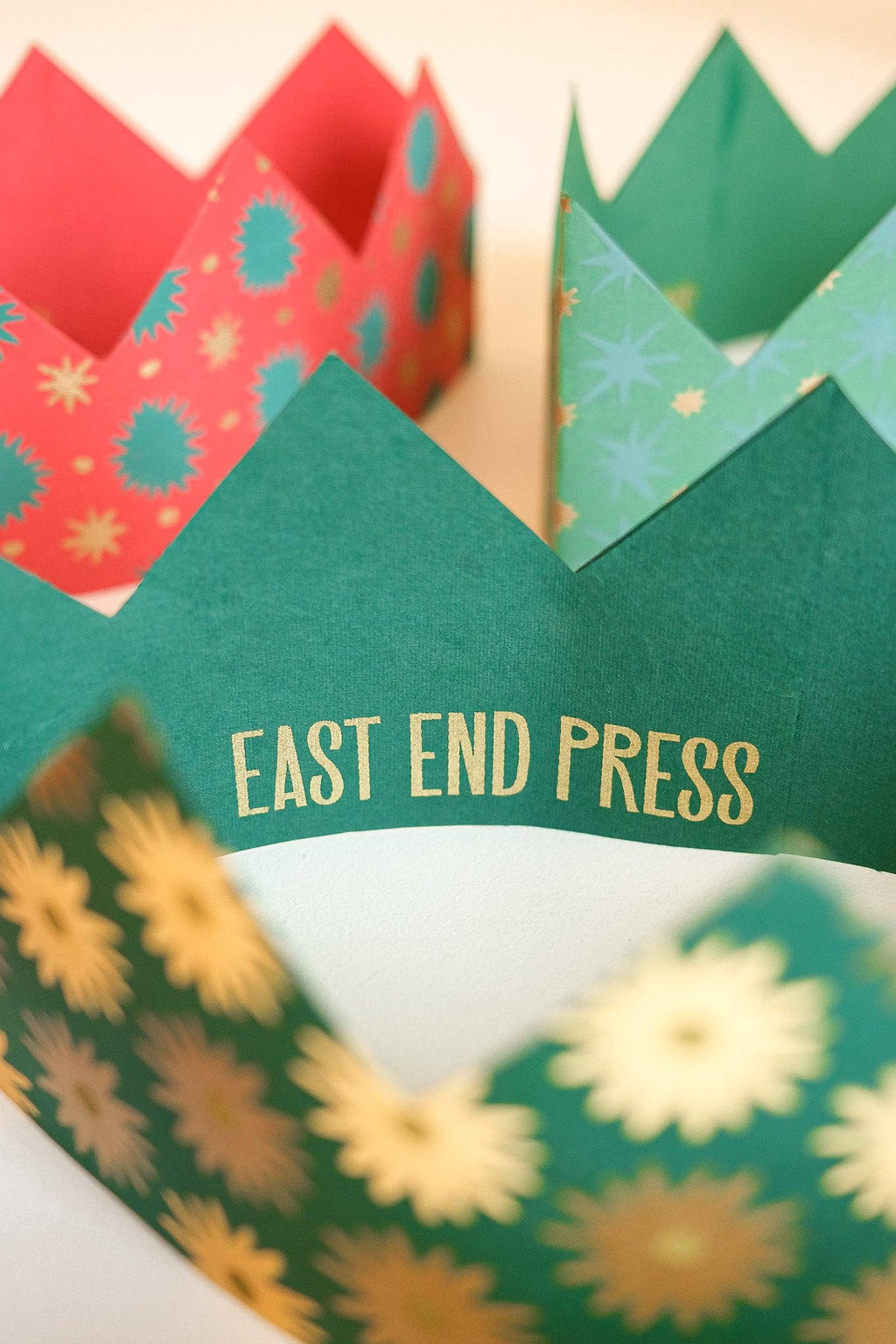 Festive Paper Crowns Box Of 6