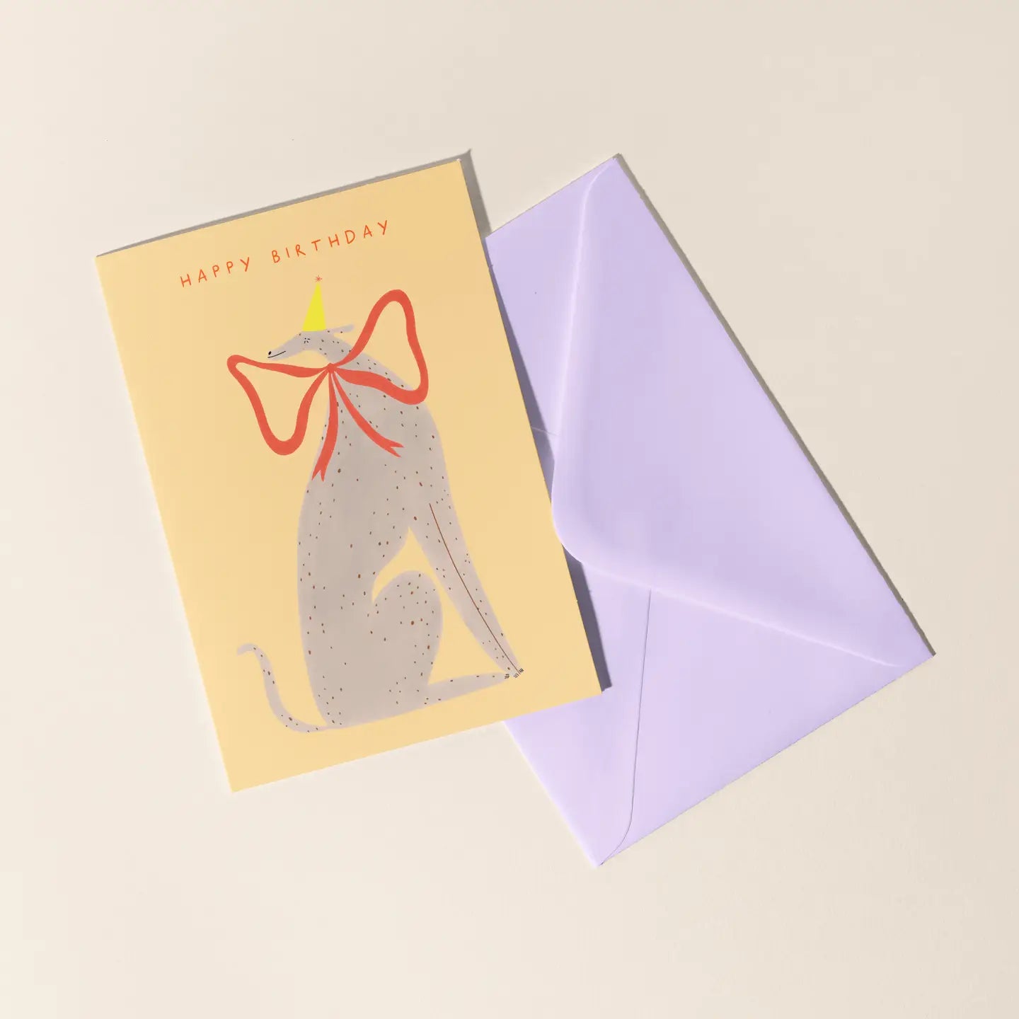 Whippet Birthday Card