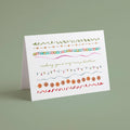 Watercolour Christmas Streamers Card