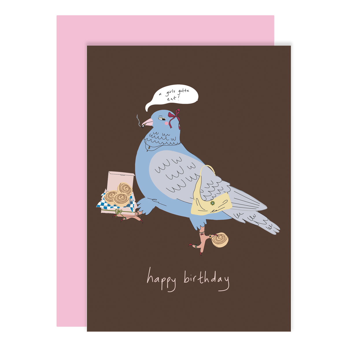 Pigeon Happy Birthday Card