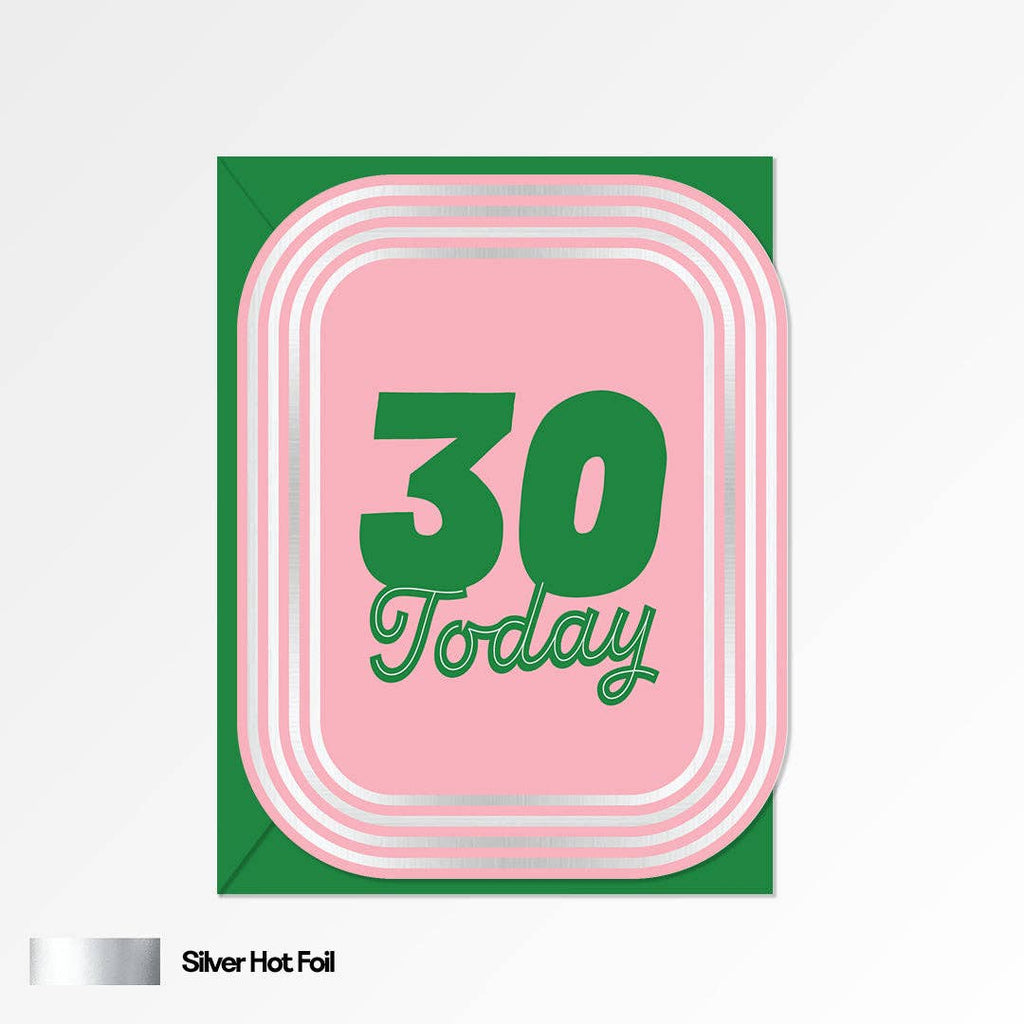 30 Today Birthday Card