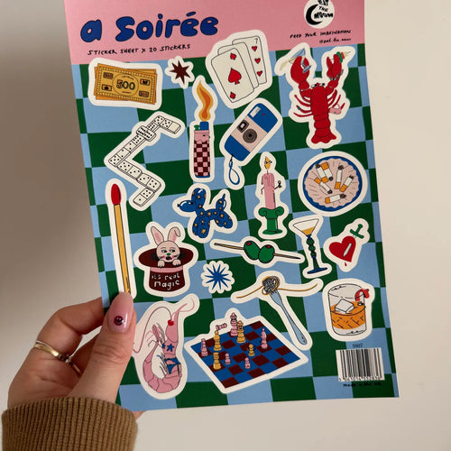 A Soirée Sticker Sheet