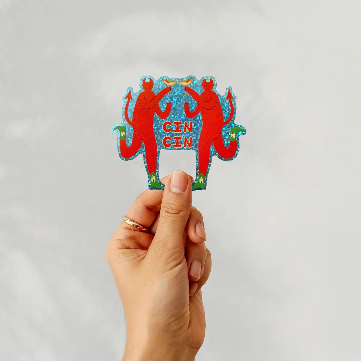 Little Black Cat Vinyl Sticker