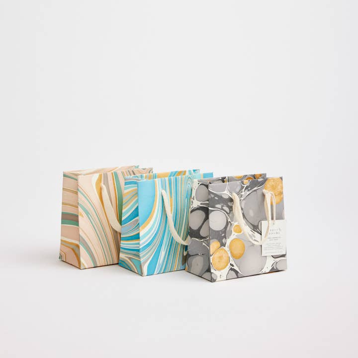 Luxe Hand Marbled Gift Bags