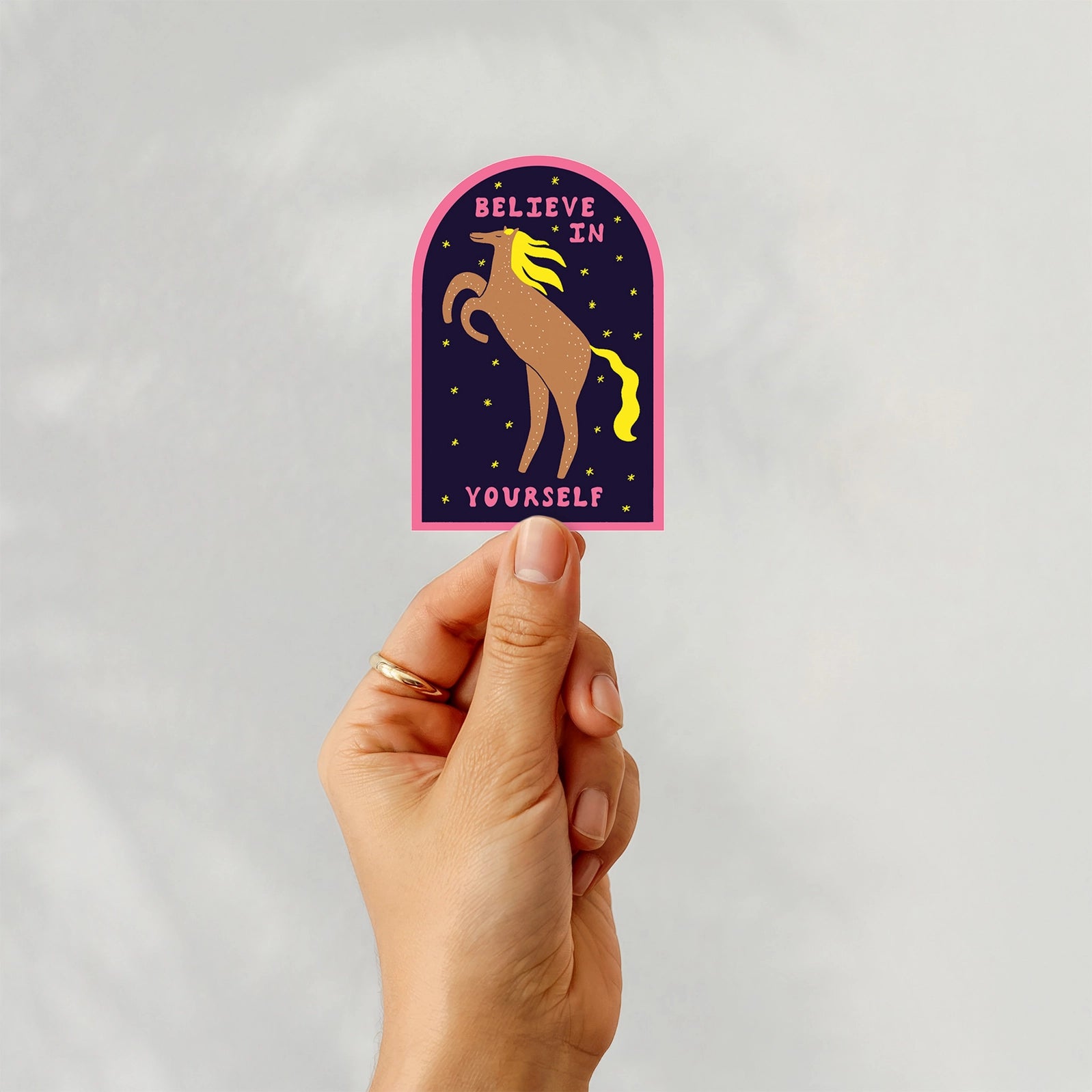 Little Black Cat Vinyl Sticker