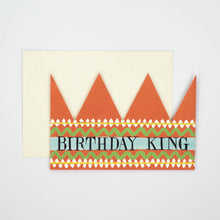 Birthday King Party Hat / Greetings Card
