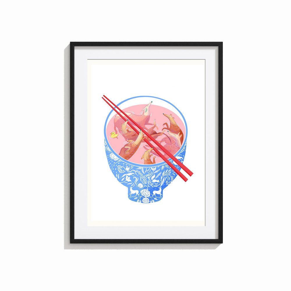 Oodles Of Noodles Print