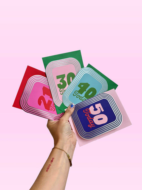 40 Today Birthday Card