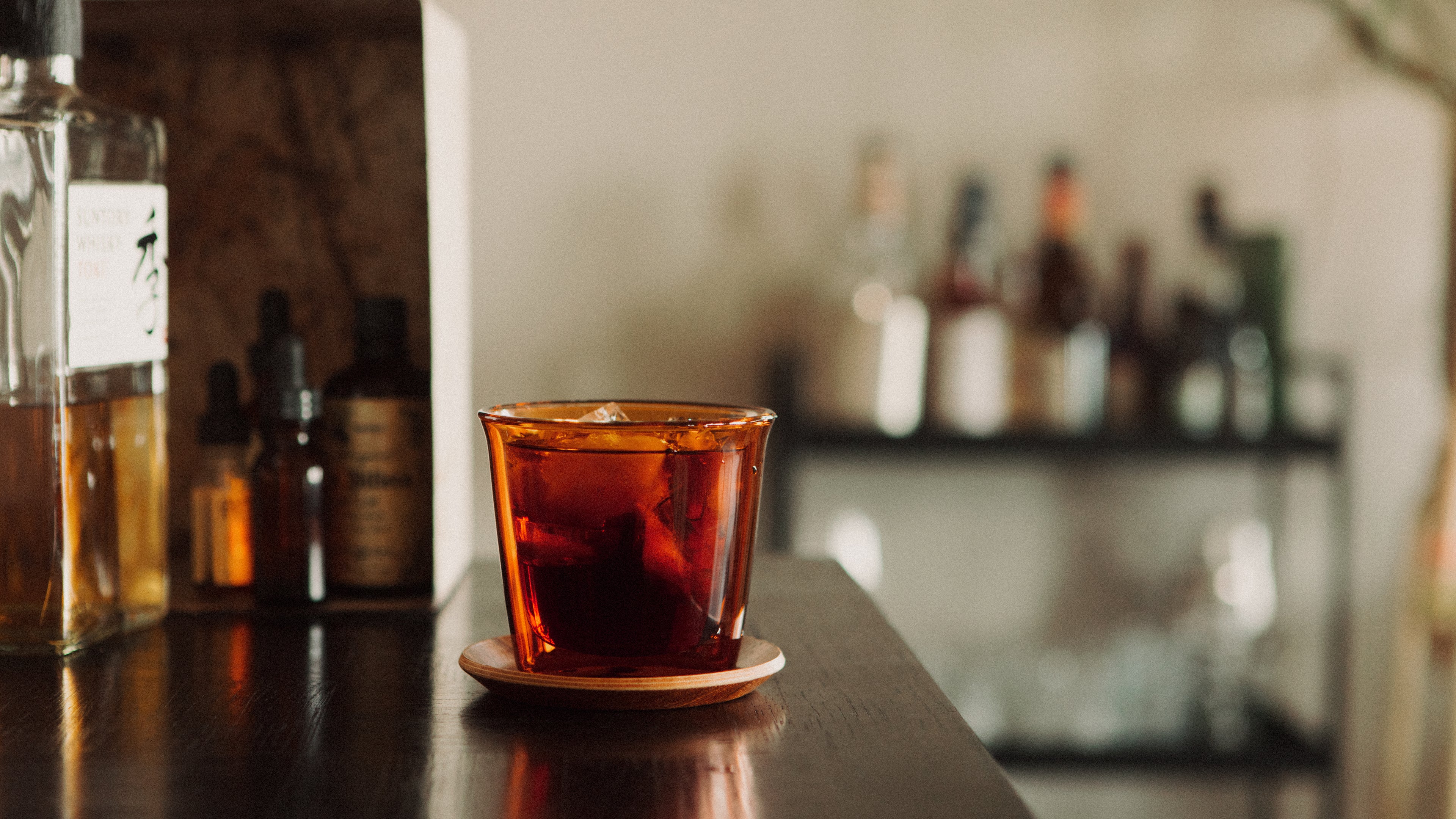 CAST AMBER Double Wall Glass (250ml)