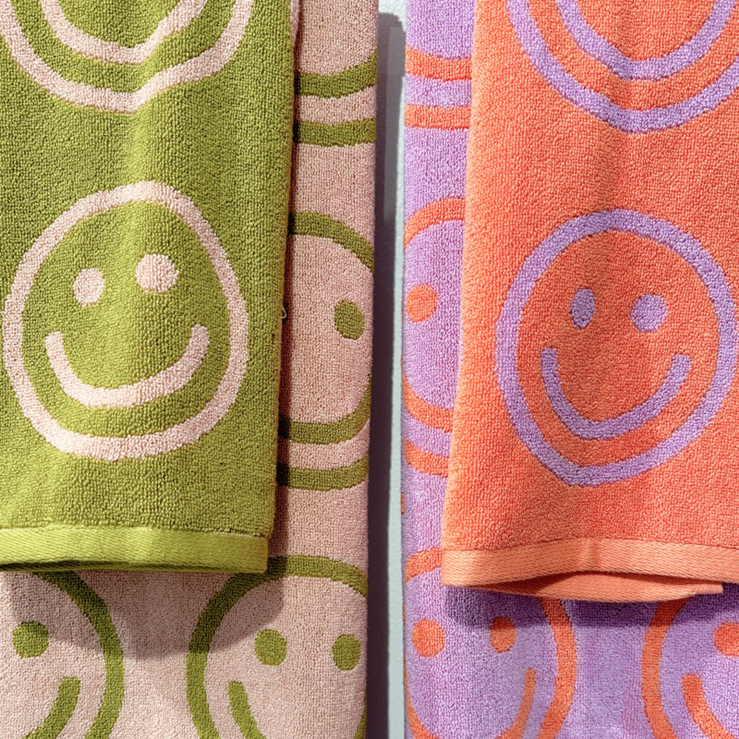 Hand Towel Set of 2 - Happy Lilac Ochre