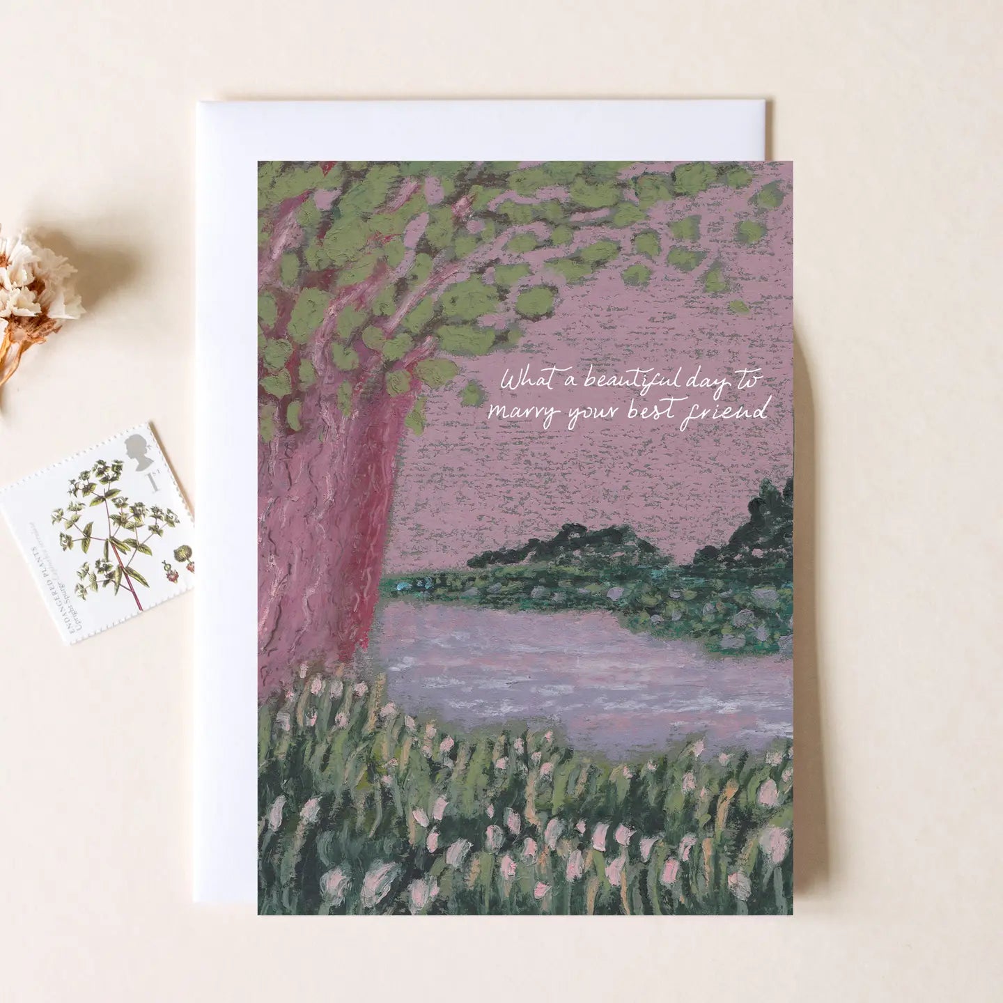 What a Beautiful Day To Marry Your Best Friend Card