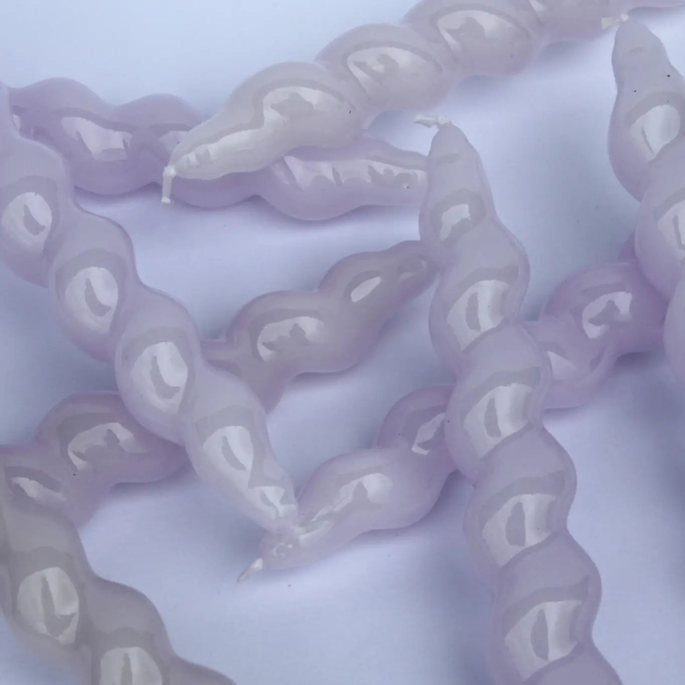 Single Spiral Taper Candle