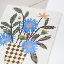 Chequer Vase Card