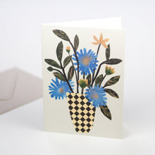 Checkered Vase Card