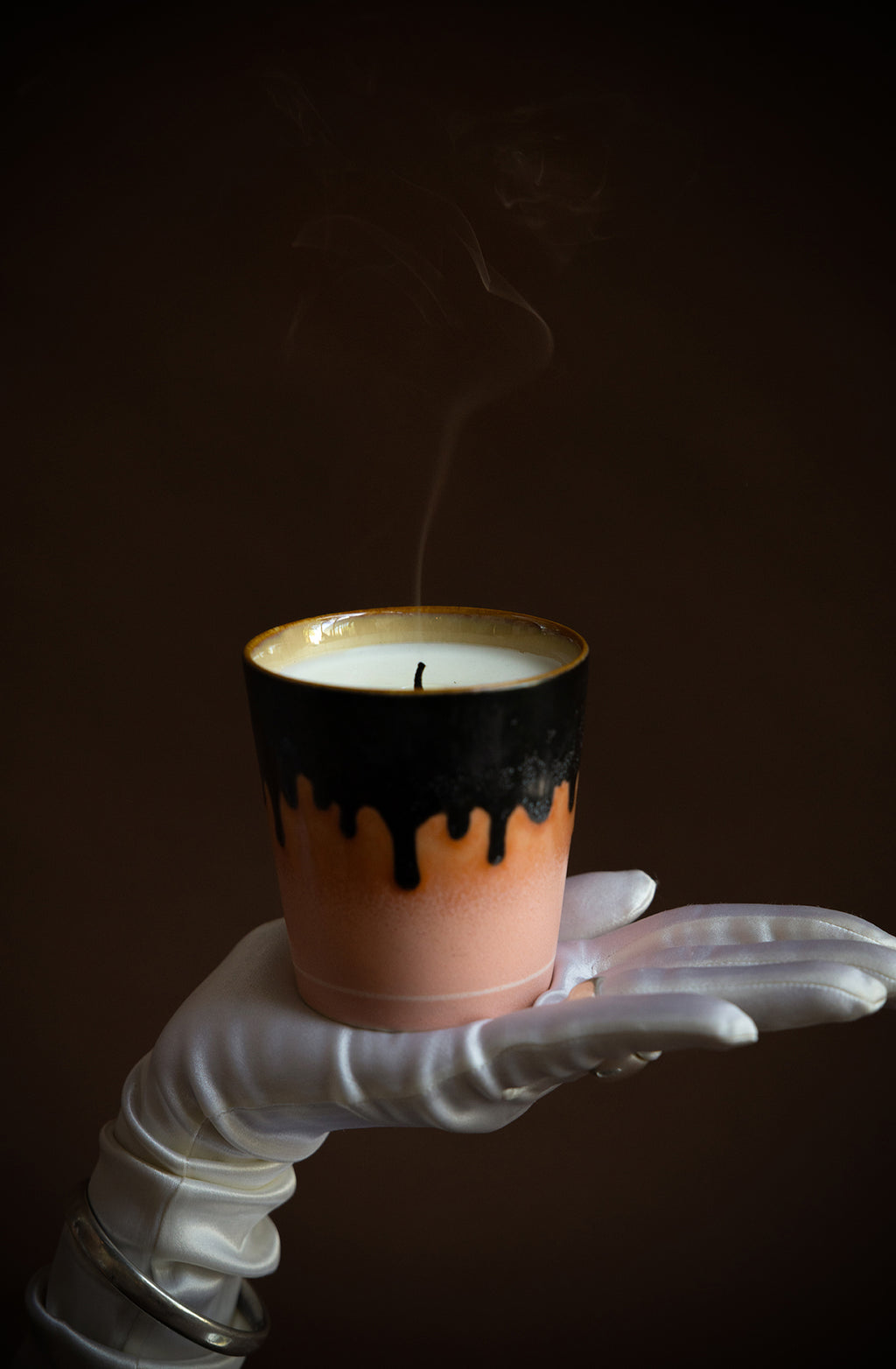 HKLIVING 70s Ceramics Christmas Special Candle - Gingerbread