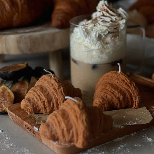 Croissant Shaped Soy Candle