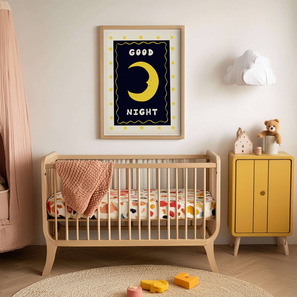 Moon Good Night Art Print