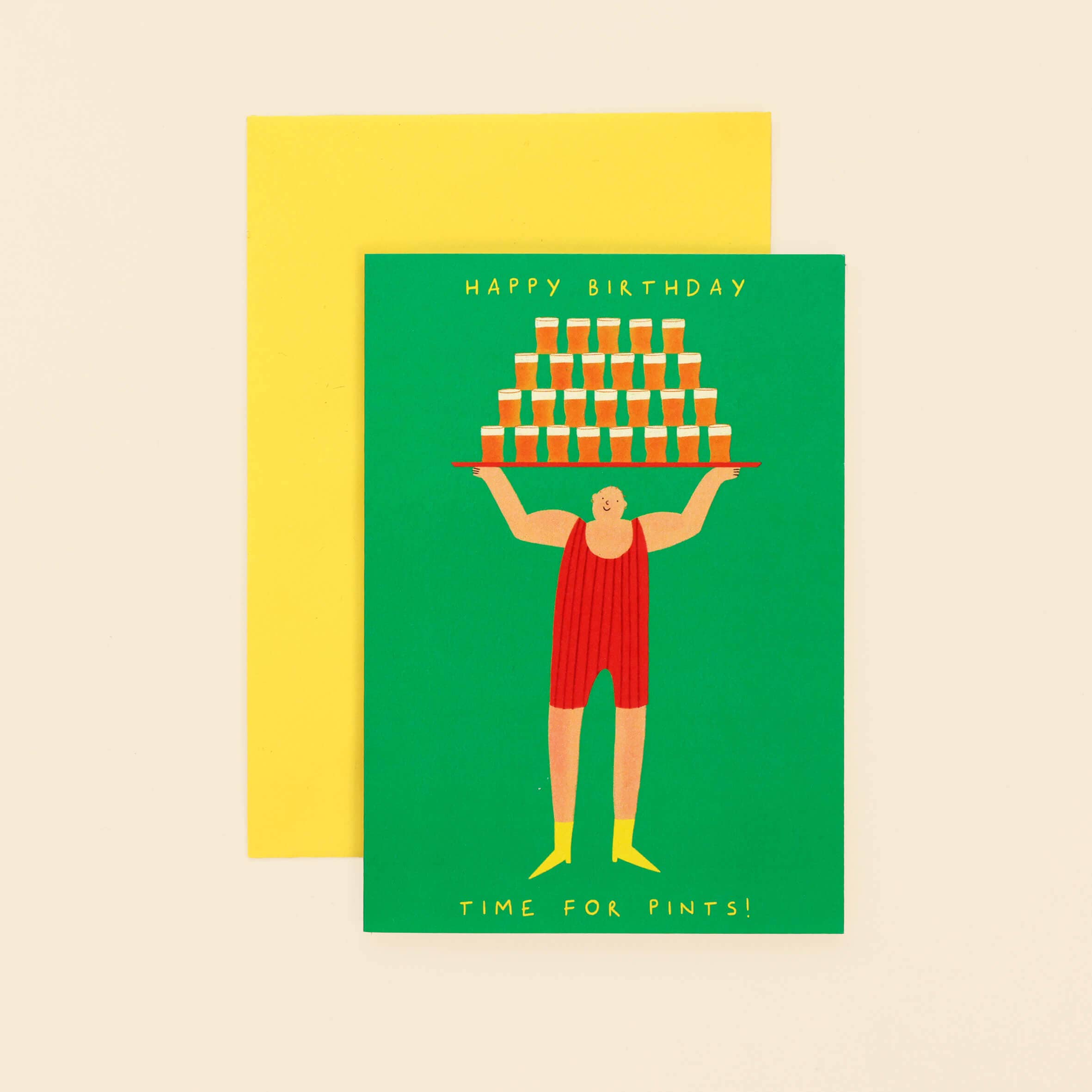 Time For Pints Birthday Card