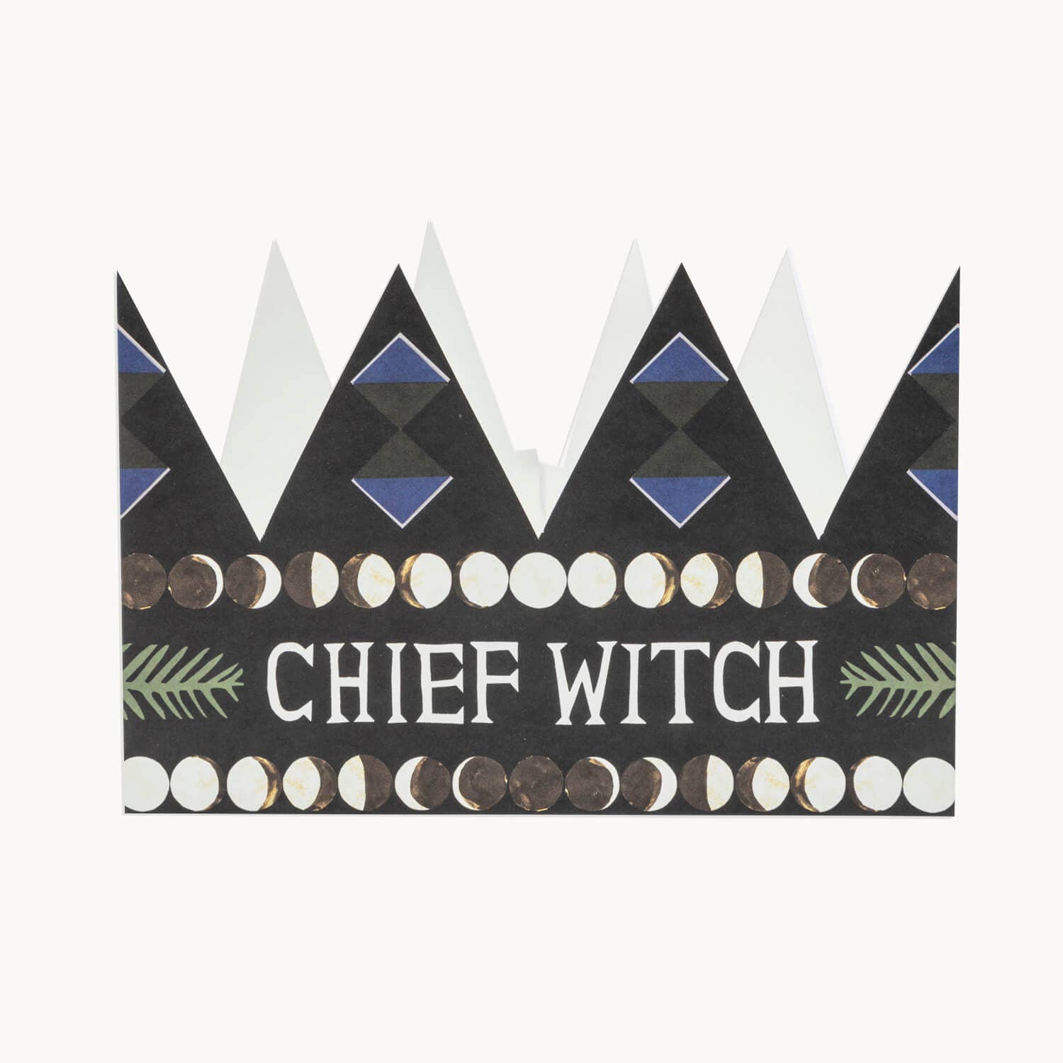 Chief Witch Party Hat / Greetings Card