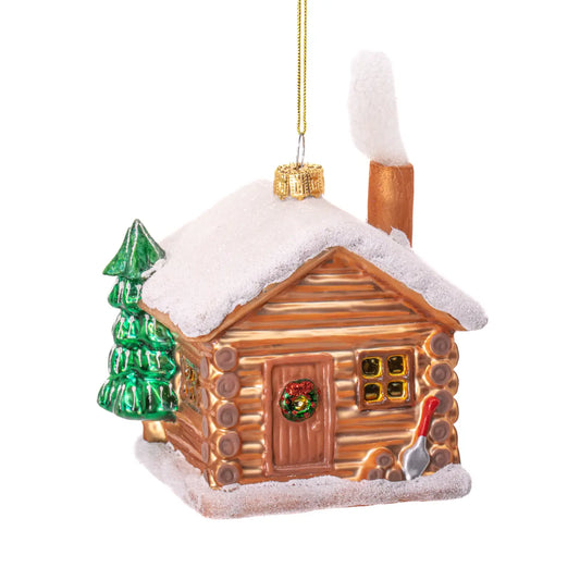 Christmas Cabin Bauble