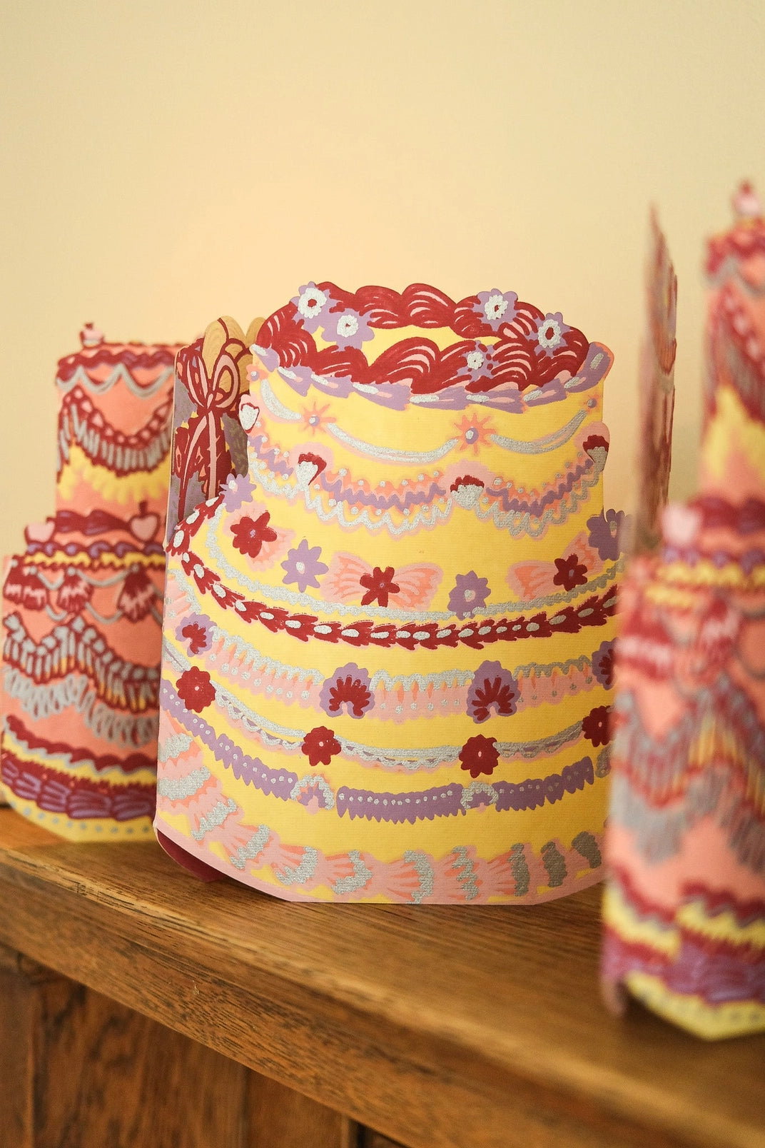 Birthday Cake Concertina Garland