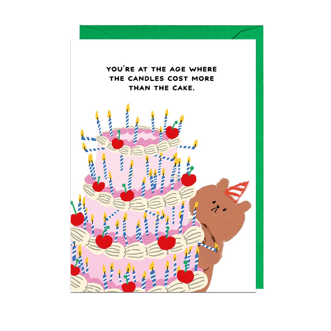 Candles Cost More Than The Cake Birthday Card
