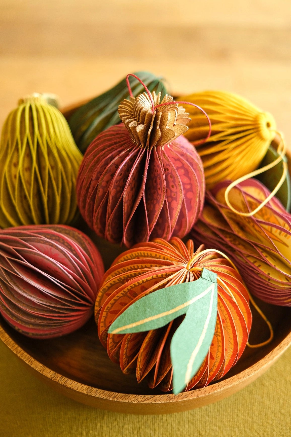 Pomegranate Honeycomb Ornament