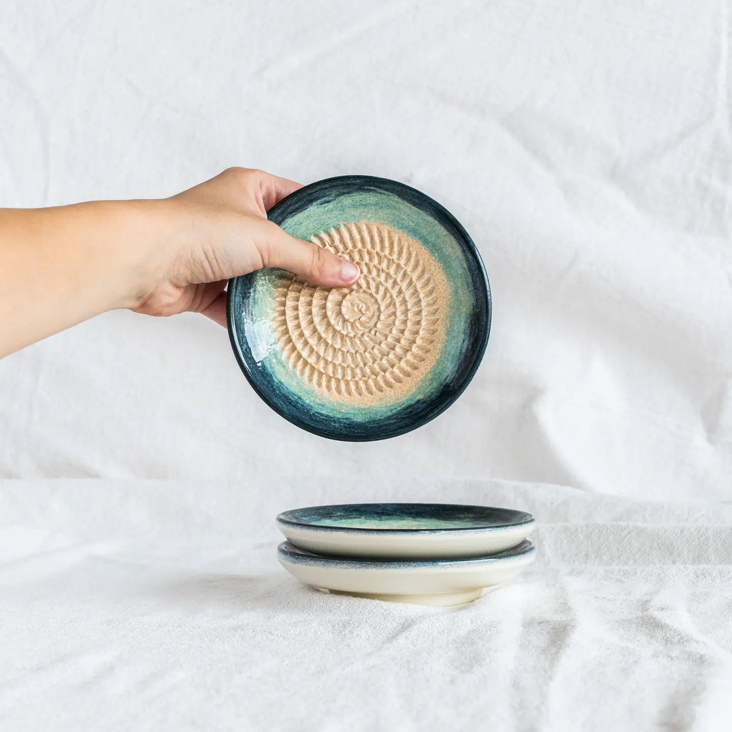 Small Ceramic Grater Plate