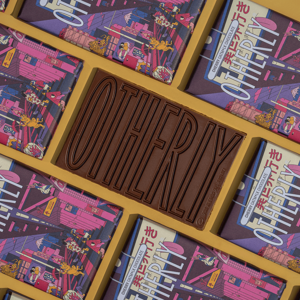 Cherry Cake Oat Milk Chocolate Bar (Vegan)