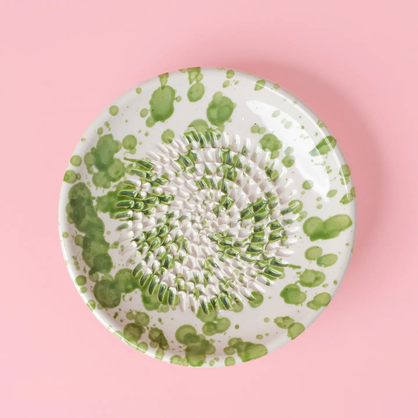 Small Ceramic Grater Plate