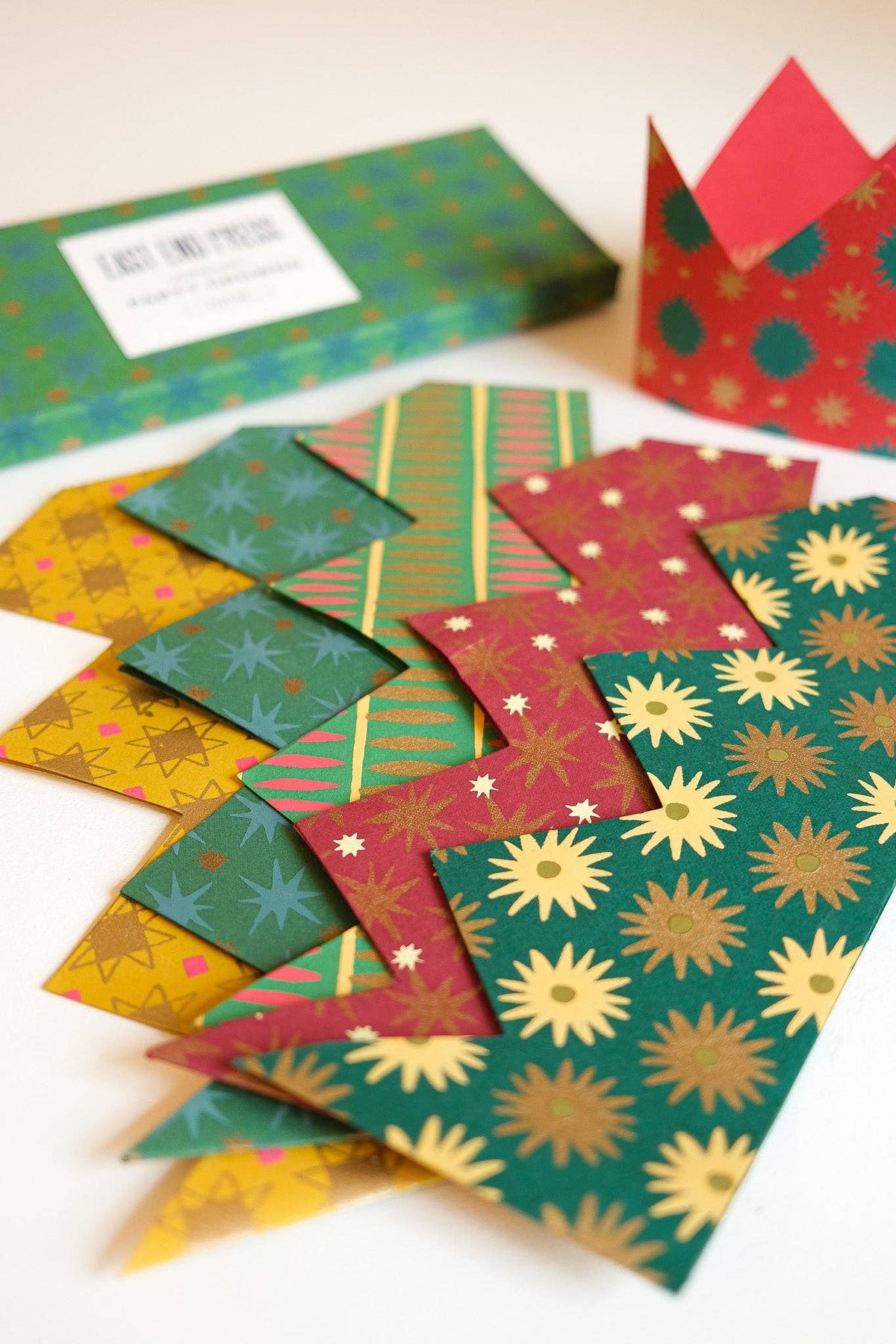 Festive Paper Crowns Box Of 6