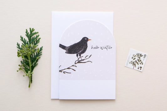 Hello Winter Card
