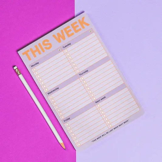 This Week To Do List Pad