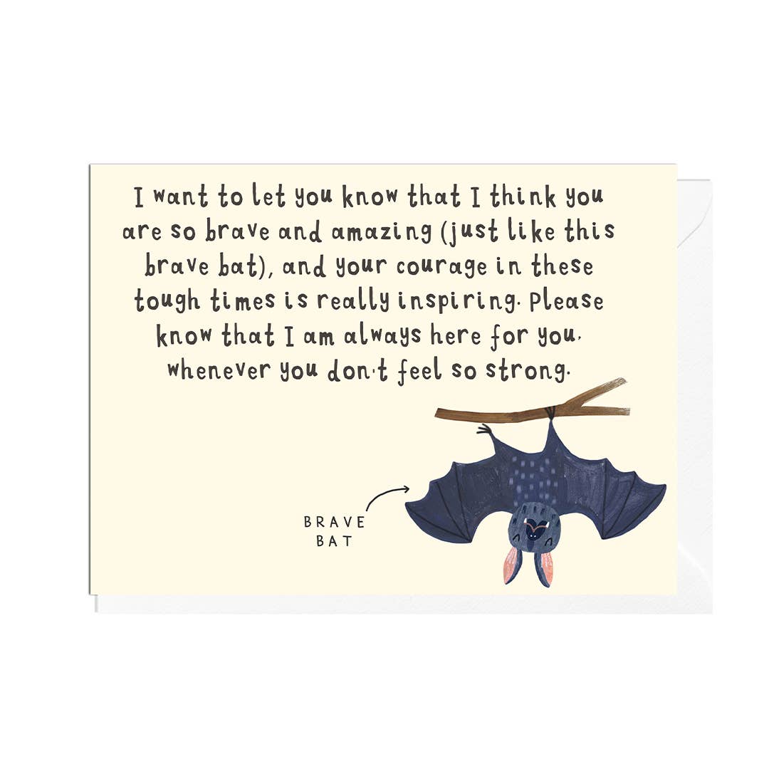 Brave Bat Card