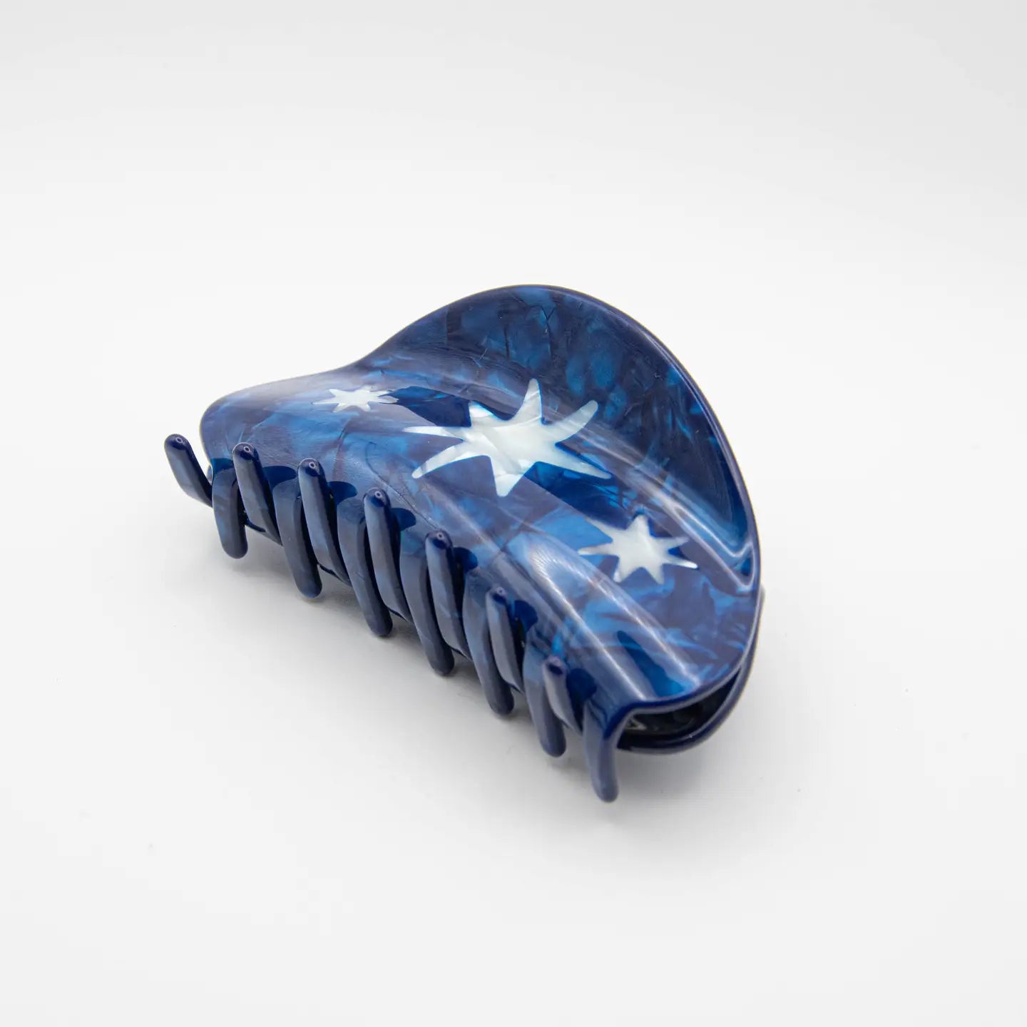 Hand Drawn Star Medium Hair Claw Clip